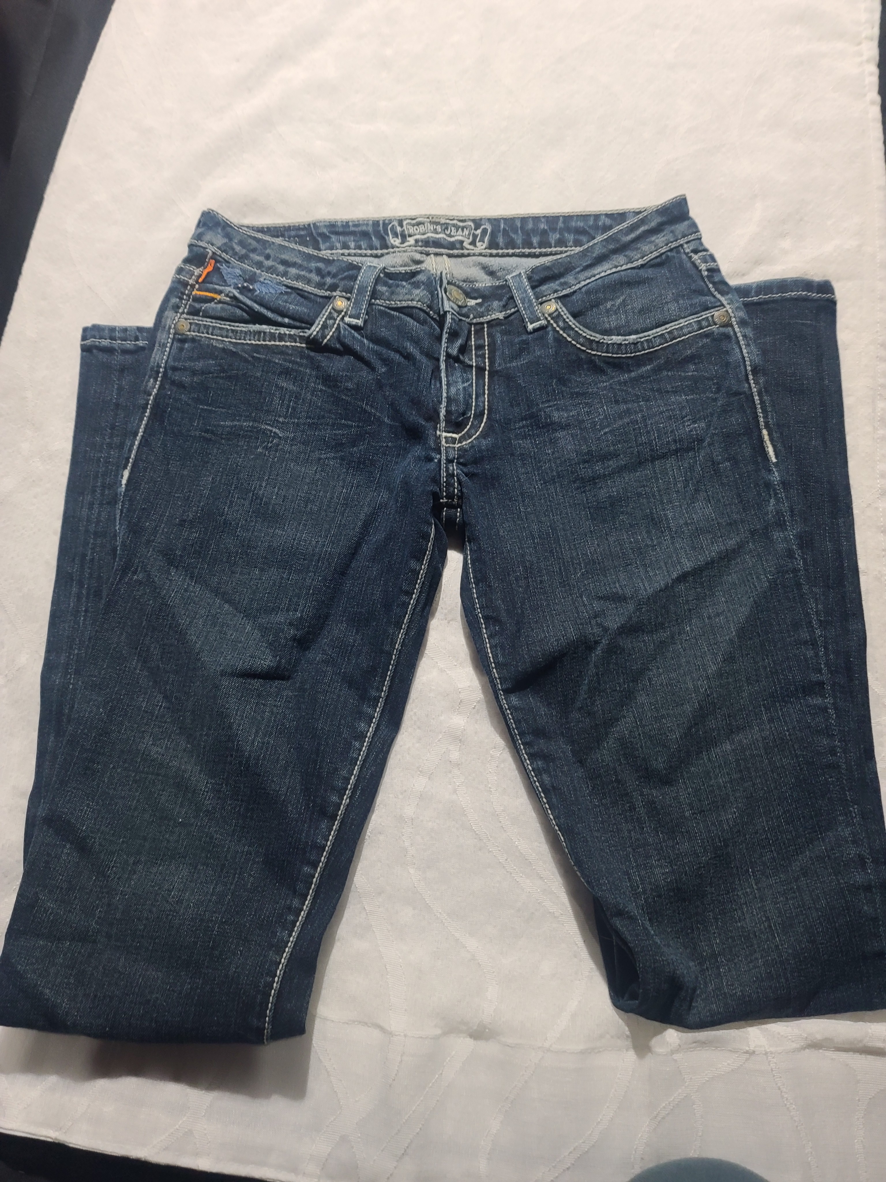 Robin's Jean Dark Blue Straight Leg Women's Jeans